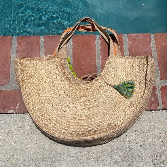 Jute beach/pool bag - Picture 4 of 12